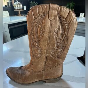 Western cowboy boots - Coconut